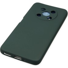 Newface Huawei Nova Y90 Kılıf Nano Içi Kadife Silikon - Koyu Yeşil Bstmy