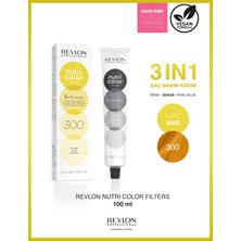 Revlon Nutri Color Filters 300 Yellow – Canlı Sarı Tonları İçin Renk Yenileyici ve Parlaklık Veren Saç Maskesi 100 ml
