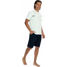 U.s. Polo Assn. U.s. Polo Assn. Erkek %100 Pamuk Şortlu Pijama Takımı - ARASS18W88W2W