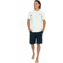 U.s. Polo Assn. U.s. Polo Assn. Erkek %100 Pamuk Şortlu Pijama Takımı - ARASS18W88W2W
