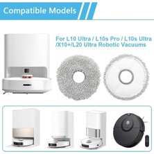 Sagrado Dreame L10 Ultra / L10S Pro / L10S Ultra / L10 Prime / L20 ULTRA/X10 Elektrikli Süpürge Parçaları Için Mop Bezi Pedleri (Yurt Dışından)