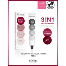 Revlon Nutri Color Filters 500 Purple Red – Mor Kırmızı Tonları İçin Renk Yenileyici ve Parlaklık Veren Saç Maskesi 100 ml