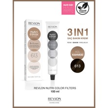 Revlon Nutri Color Filters 613 Golden Beige – Altın Bej Tonları İçin Renk Yenileyici ve Parlaklık Veren Saç Maskesi 100 ml