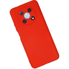 Newface Huawei Nova Y90 Kılıf Nano Içi Kadife Silikon - Kırmızı Bstmy