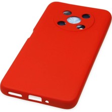 Newface Huawei Nova Y90 Kılıf Nano Içi Kadife Silikon - Kırmızı Bstmy