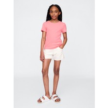 Kız Çocuk Beyaz Low Rise Stride Ultrasoft Denim Şort