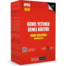 Pegem 2026 Kpss Genel Yetenek Genel Kültür Lisans Konu Anlatımlı Modüler Set 6 Kitap