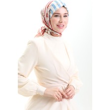 Sefa Merve Karaca Soft Eşarp 81057-09 Camel Beyaz