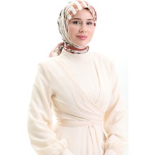 Sefa Merve Karaca Soft Eşarp 81057-15 Kiremit Beyaz