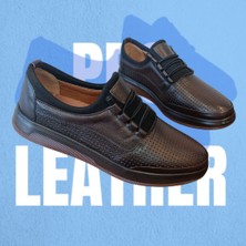 Delikli Deri Hava Alan Yazlık Ortapedik Spor Casual Sneaker Ayakkabı