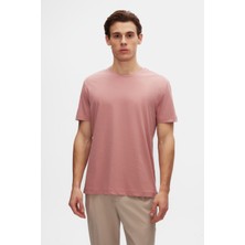 Ds Damat Comfort Fit Pembe %100 Pamuk T-Shirt 6HC14ORT02005