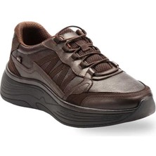 Forelli Asya 27915-G Kahve Kadın Günlük Deri Comfort Ayakkabı