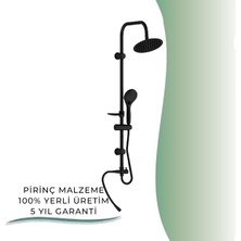 Igk Yapı - Gpd Yönlendiricili Duş Seti (3 Fonksiyonlu El Duşu + Ø200)  (DST192S)