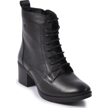 Castleblack 92159-1 Siyah Kadın Kışlık Deri Bot