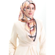 Sefa Merve Karaca Rayon Eşarp 81055-13 Siyah Hardal
