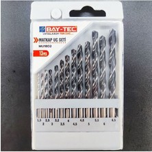 Bay-Tec Hss Matkap Uçları 13 Parça Profesyonel Set Metal Delme