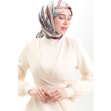 Sefa Merve Karaca Rayon Eşarp 81055-01 Vizon Mürdüm