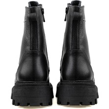 Castleblack 23781-1 Siyah Kadın Kışlık Deri Bot