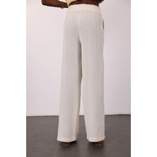 Kemik Beli Lastikli Bol Paça Pantolon 031456