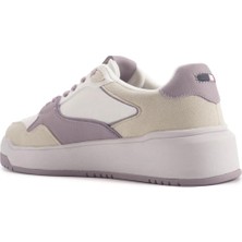 Us Polo Tıana 4pr 101887254 Beyaz-Lila Kadın Günlük Sneakers