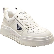 Lufıan Jennıfer 122230018 Beyaz Kadın Günlük Deri Sneakers
