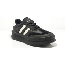 Lufıan Chrıstına 122230019 Siyah Kadın Deri Günlük Sneakers