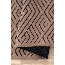 SERELIA-002 Şönil Kilim Dokuma, Jakarlı ve Kaymaz Taban Antialerjik, Makinede Yıkanabilir Leke Tutmaz Halı