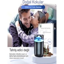 Otomatik 800MAH Şarjlı Yıldız Lazer Efektli Araç, Ev ve Ofis Içi Kokukulu Hava Nemlendirici