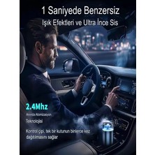 Otomatik 800MAH Şarjlı Yıldız Lazer Efektli Araç, Ev ve Ofis Içi Kokukulu Hava Nemlendirici