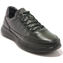 Voyager 1154 Siyah Erkek Deri Casual Ayakkabı