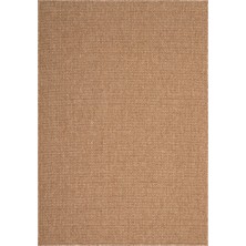 Juteks Naturel Jüt Halı Örme Kilim Sisal Hasır Halı Yıkanabilir Mutfak Balkon Halısı Kaymaz Taban Bej Renk