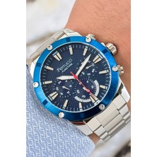 Ferrucci Function Gümüş Renk Çelik Kordon&kasa Erkek Kol Saati 3 Atm+Bileklik ZMFER111