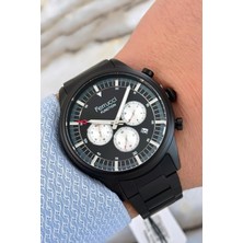 Ferrucci Function Erkek Kol Saati 3 Atm+Siyah Renk Çelik Kordon&kasa+Bileklik ZMFER106