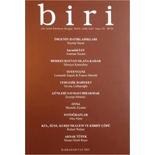 Biri Yıllık Edebiyat Dergisi Sayı: 15