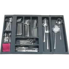 Mutfak Çekmece Içi Kaşıklık Düzenleyici 64 Cm X 48 Cm (yanlar Ve Boydan 4,5 Cm Kesilebilir)