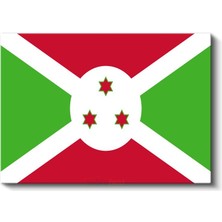 Burundi Bayrağı - Kanvas Tablo