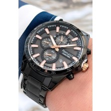 Ferrucci Function 3 Atm Siyah Renk Çelik Kordon&kasa Erkek Kol Saati+Bileklik ZMFER081