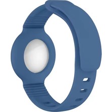 Alstrap Apple Airtag Uyumlu Silikon Bileklik