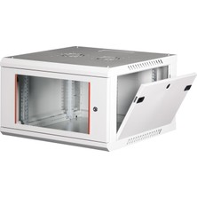 Lande 6u 19" Duvar Tipi Rack Kabinet – Genişlik: 600 mm | Derinlik: 600 mm – Açık Gri