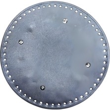 Rivetli Deri Çanta Tabanı Yuvarlak 22,5 cm