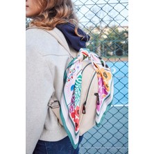 Kadın Desenli Fular Bandana