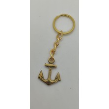 Pirinç Çıpa Anahtarlık (3,5 Cm)