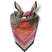 Kadın Otantik Desenli Fular Bandana