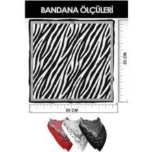 Kadın Otantik Desenli Fular Bandana