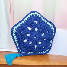 Dokun Store, Dekoratif Yadtık / Kırlent , Tasarım Kırlent, Yıldız Kırlent, Dekorasyon, Ev Dekorasyon , Çocuk Odası Dekoratif Kırlent / Yastık, Mavi Kırlent, Dekoratif Ürünler, Bahçe Dekorasyon,
