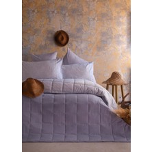 Çift Kişilik Yatak Örtüsü Takımı Ines Gri - Yatak Ortusu