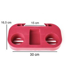 Aldos Bardaklık, Bardak Tutucu, Kamp Sandalyesi Bardaklığı kırmızı