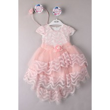 Kız Çocuk Elbise Ceketli Tüllü