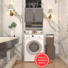 Kenzlife Membran Çamaşır Makinesi Dolabı Hayzum Gribyz Panjur 180*66*55 Mebran Kapak Suntalam Gövde