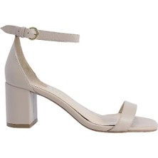 Poletto  Hakiki Deri Nohut Sandalet Topuklu 1918 33